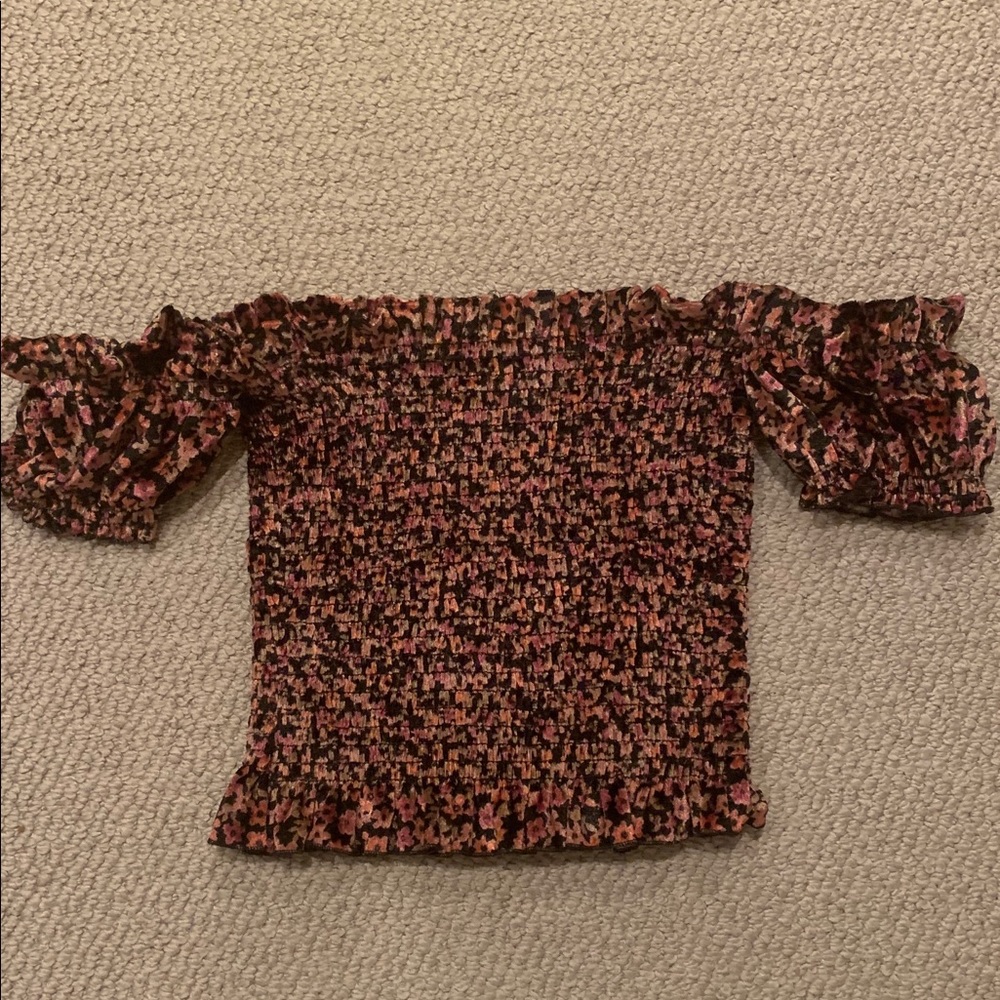 Floral crop top